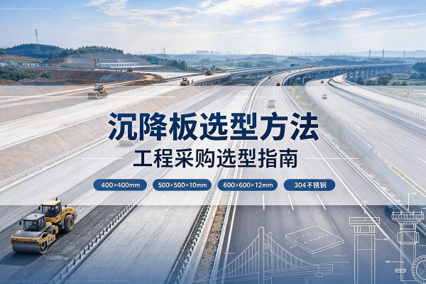 肃宁沉降板选择方法