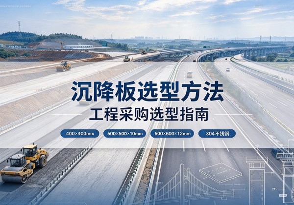 肃宁沉降板选择方法