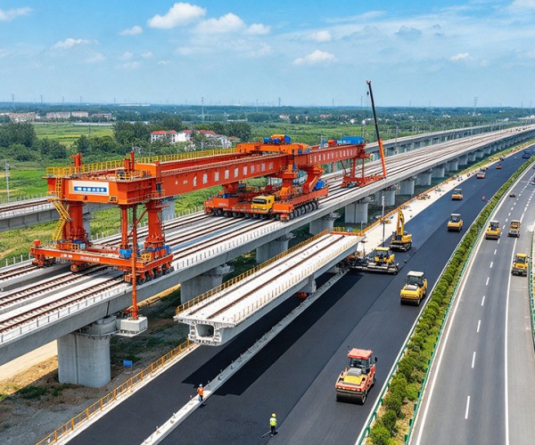 肃宁公路建设